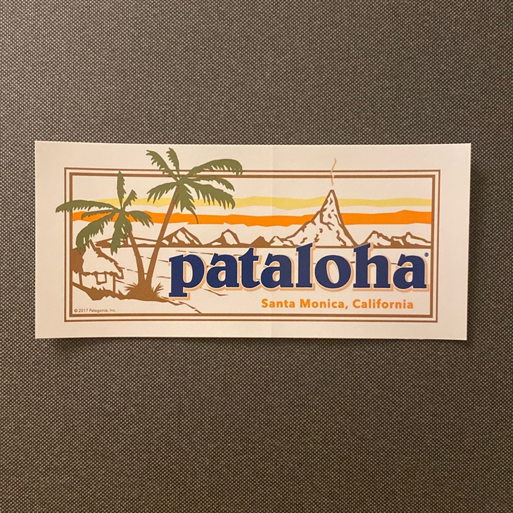 Patagonia Pataloha Santa Monica sticker
